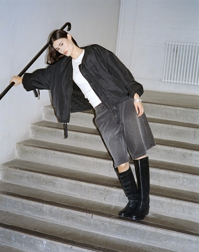 Rabens Saloner - Glod Arched Jakke - Black